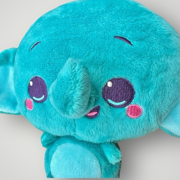 GUND Drop Elephant plush Stuffed Animal Blue-Green Series 1 Tony Trunks Soft New - Picture 11 of 15